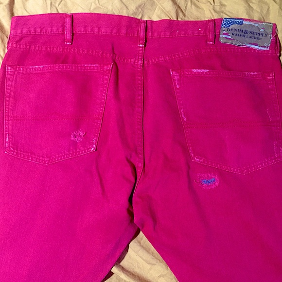 🔥Distressed RL Denim&Supply jeans! EUC - Picture 2 of 9